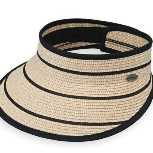 Hats,Wallaroo Hat,Wallaroo Savannah Straw Velcro Visor - Tan or Black,the-ladies-pro-shop-2,ladiesproshop,ladiesgolf,golfclothes,ladiesgolfclothes,cutegolfclothes,womensgolfclothes,ladiesgolfclothing,womensgolfclothing